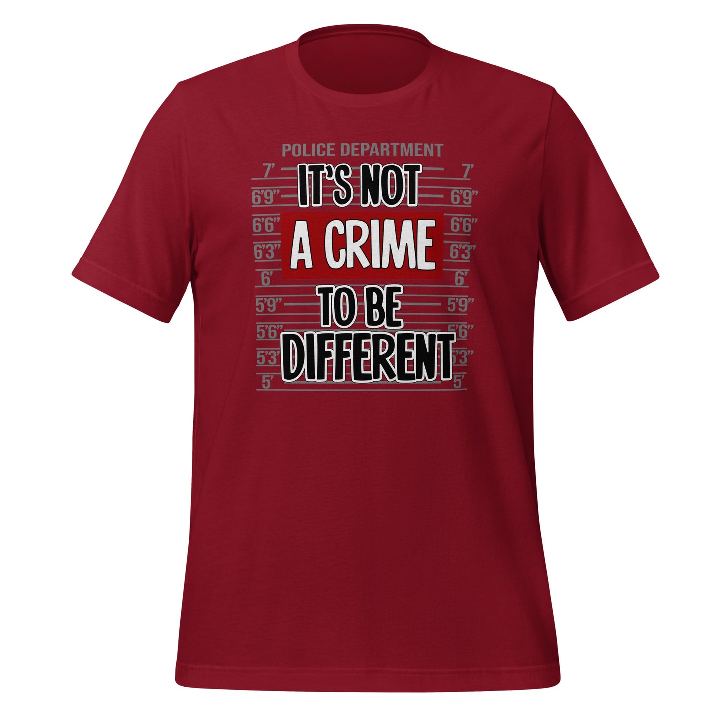 It's not a crime to be different