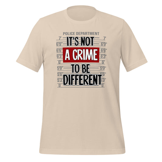 It's not a crime to be different