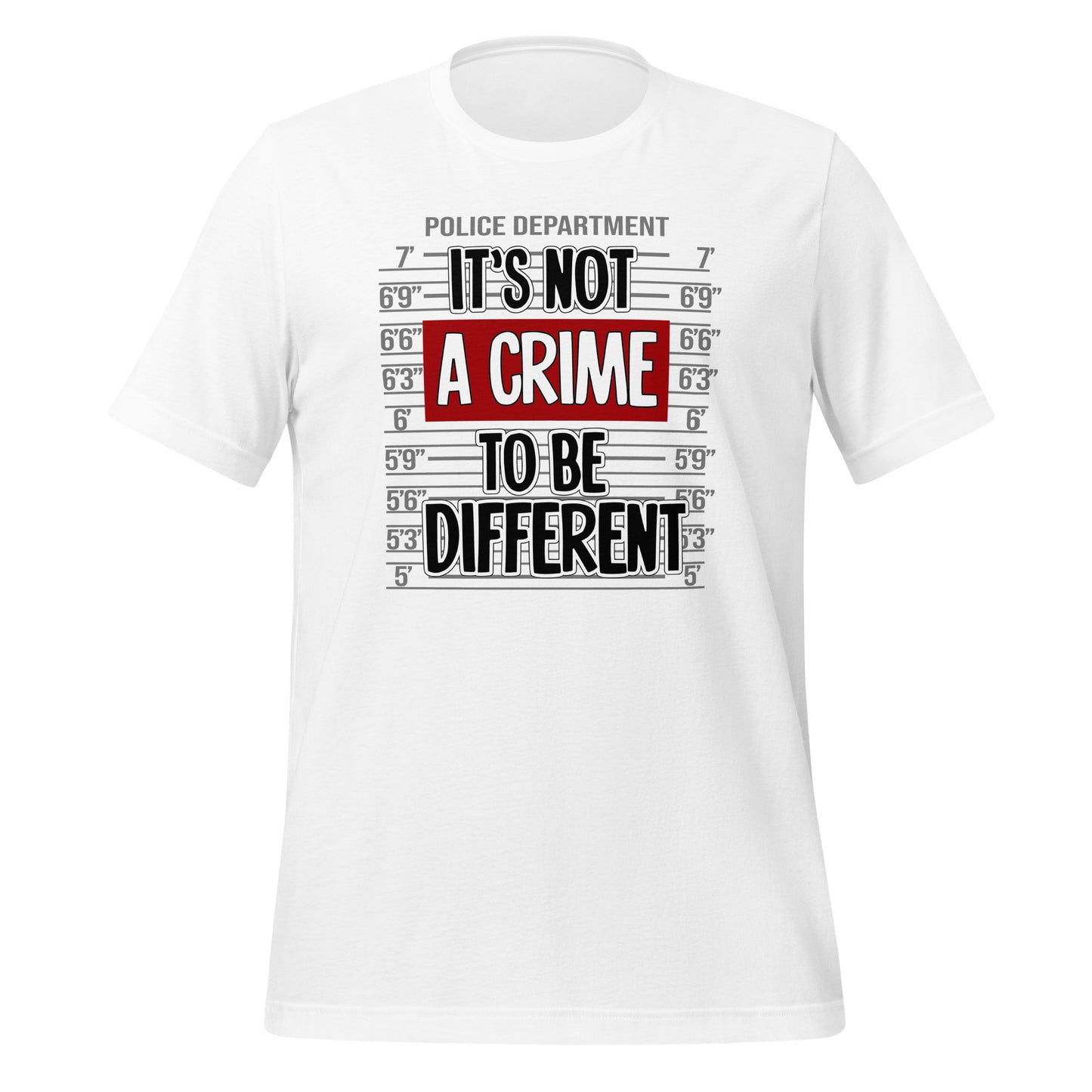 It's not a crime to be different